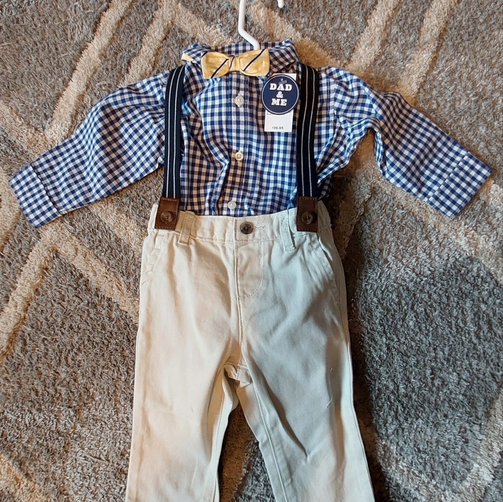Boy 9-12 months Children's Place dress-up outfit (complete)